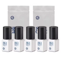 Kit com 5 Frascos de Cola SKY S+ para Extensão de Cílios – 5ml | Original da Coreia, Secagem Rápida e Alta Fixação