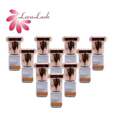 Kit com 5 Frascos de Cola SKY Rose para Extensão de Cílios – 5ml | Secagem Rápida (1s), Original da Coreia