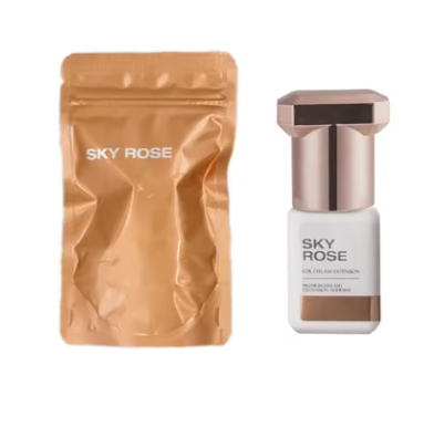 Cola SKY Rose para Extensão de Cílios – 5ml | Original da Coreia, Secagem Rápida (1s), Durabilidade 7 Semanas